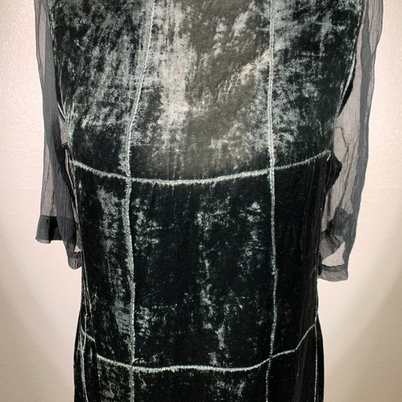 Viviana Uchitel Cubist Silk Dress Shibori 2 NWT - Picture 3 of 8